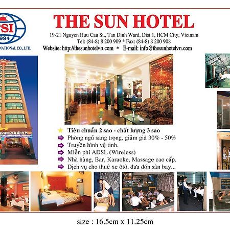 The Sun Hotel Ho Chi Minh-stad Buitenkant foto
